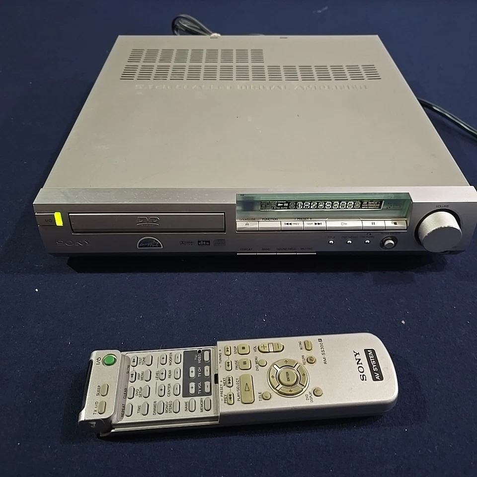 Sony DAV-S300 HCD-S300 - 5.1 Home Theater Dolby Digital CD/DVD Note Remote - Image 2 of 4