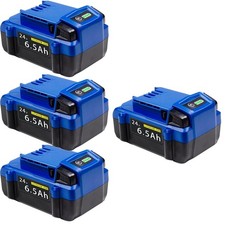 4 Pack 24V 6.5Ah for Kobalt 24 Volt Max Lithium-ion Battery KB624-03 KB124-03