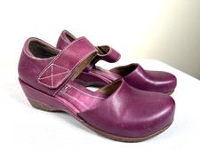 US 5.5/6 - L'ARTISTE by Spring Step Womens Gloss Leather Mary Jane Purple Shoes