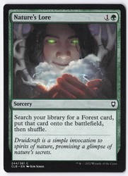 Nature's Lore 244/361 Commander Legends: Battle for Baldur's Gate