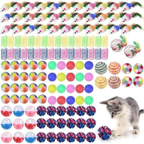 150 Pcs Interactive Cat Toys Variety Pack