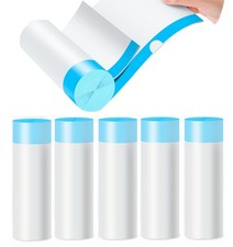 100pcs Small Tear-Free Drawstring Trash Bags 1.1 Mil 4 Gallon Unscented Garba...