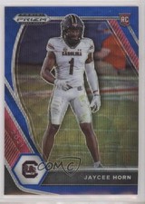 2021 Panini Prizm Draft Picks Blue Wave Prizm 122/249 Jaycee Horn #142 1q0b
