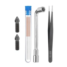 3D Nozzles Kit, 2pcs k1 Hardened Steel Nozzles 1mm, Nozzle Cleaning Needles
