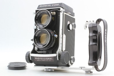 Blue Dot [NEAR MINT w/ Grip] Mamiya C220 Pro TLR Kamera 80mm f/2.8 aus JAPAN
