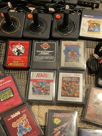Vintage Atari 2600 Lot Some RARE games.  MARIO BROS. ROOTBEER TAPPER,TAX AVOIDER