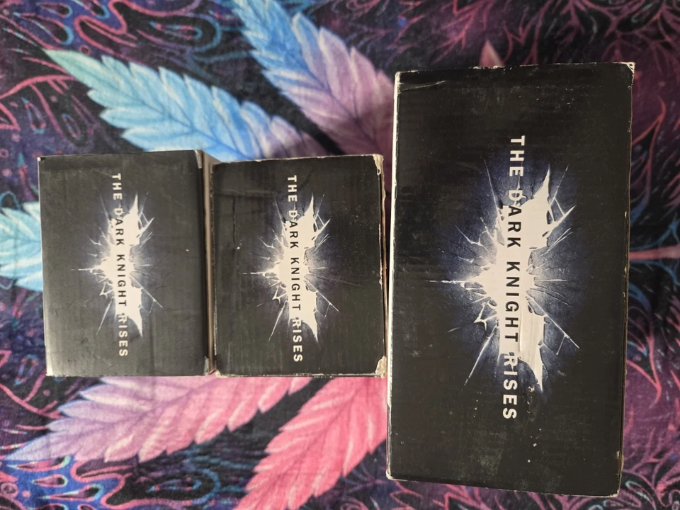 DC Collectables Dark Knight Rises Bane 1:12 Película Estatua Lote De 3 NUEVO Foto 3 de 4