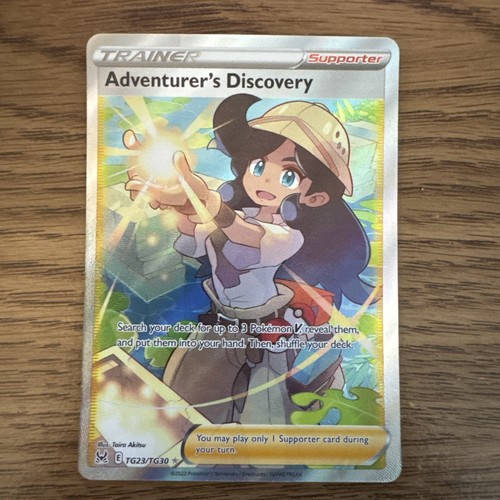 Adventurer's Discovery TG23/TG30 Lost Origin Trainer Gallery Pokemon Holo NM