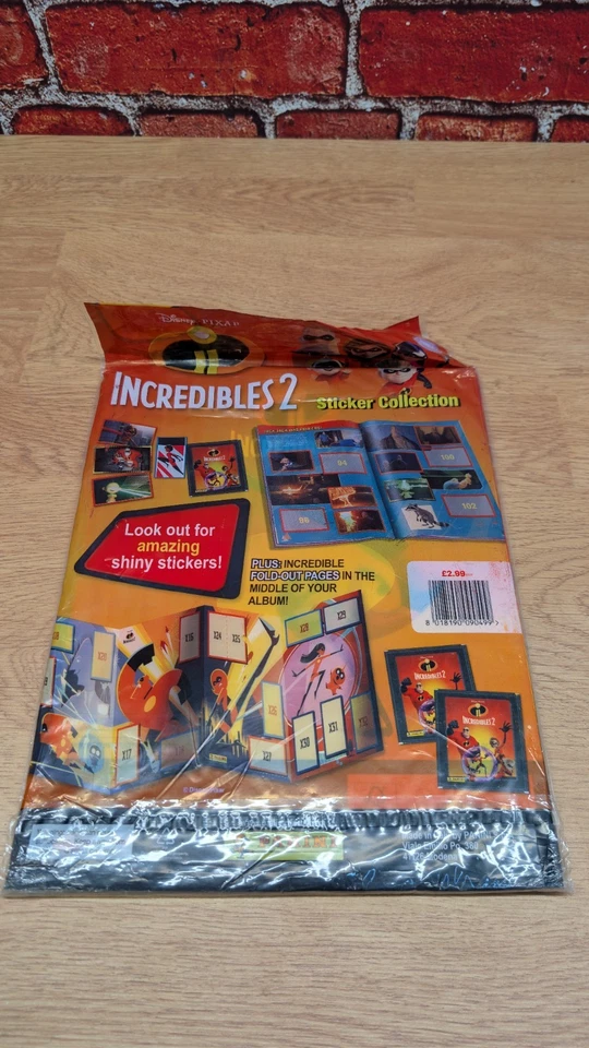 Disney Pixar Incredibles 2 Panini Sticker Album Starter Pack Brand New & Sealed - Image 4 of 4