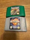 BattleTanx + Global Assault (Nintendo 64) N64 authentic video game carts war