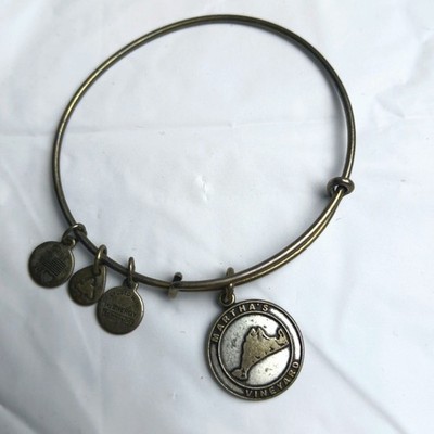 Alex and Ani 2015 'Martha's Vineyard'' Charm Bangle Bracelet/Chrome