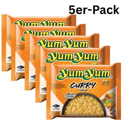 5er-Pack YumYum Instantnudeln Curry 60g