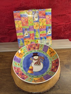 Pasta Bowl by Sango Sweet Shoppe Christmas~13 Inches Diameter, 3 Inches Depth