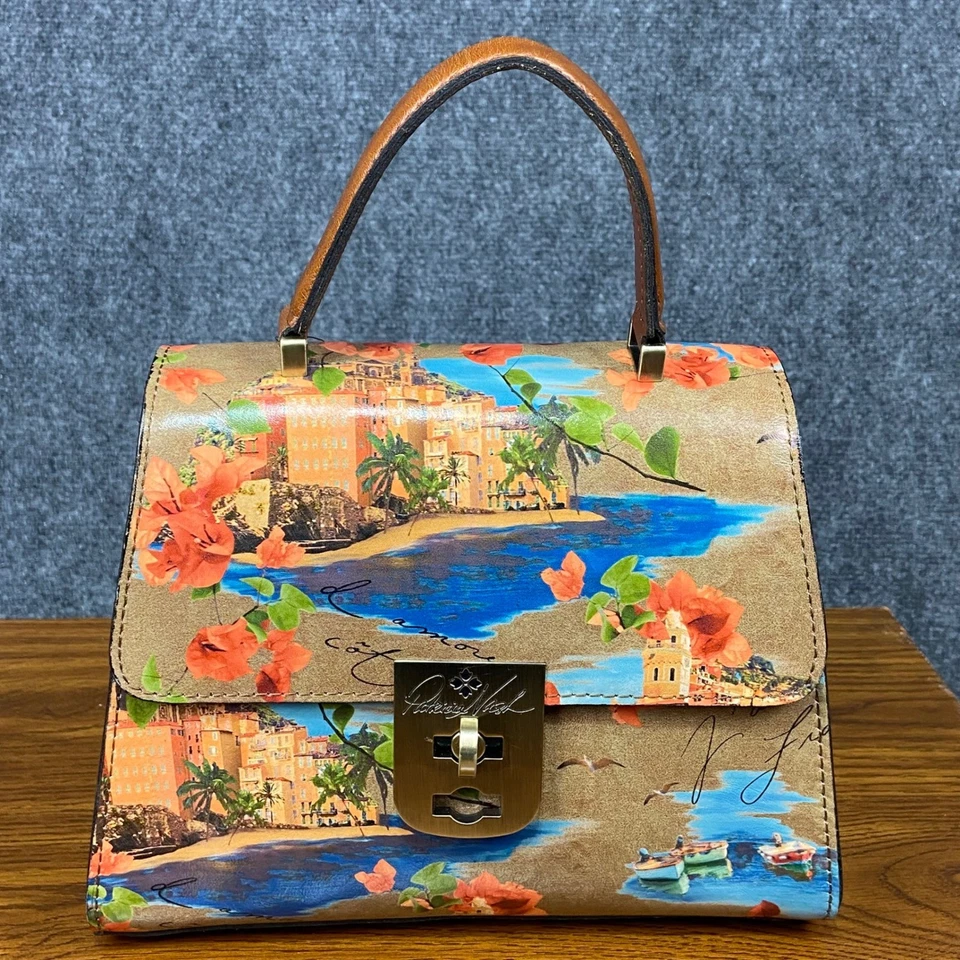 Patricia Nash French Riviera Chauny Top Handle Satchel Handbag Purse Floral NWT - Image 3 of 4
