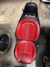 2013 Fiat 500 Abarth Front Passenger Seat Oem Red Leather Like New Gh154 Wires