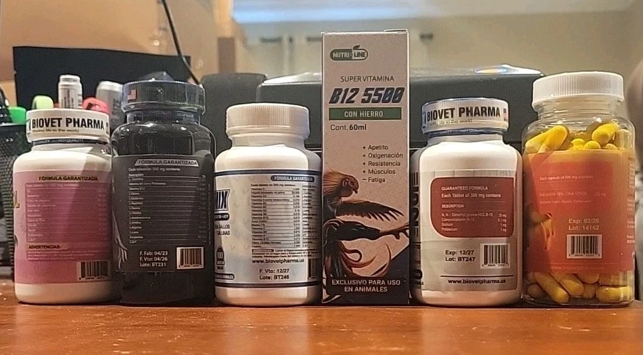 Combo Parasitol- B12 5500- Gallomix- B15-B12 Omega3- Aminoplex- Gallos- Roosters - Image 3 of 4