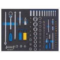 Hazet 163-138/77 SteckschlüSselsatz 77-Teilig 163-138L 2K-Weichschaum-Einlage