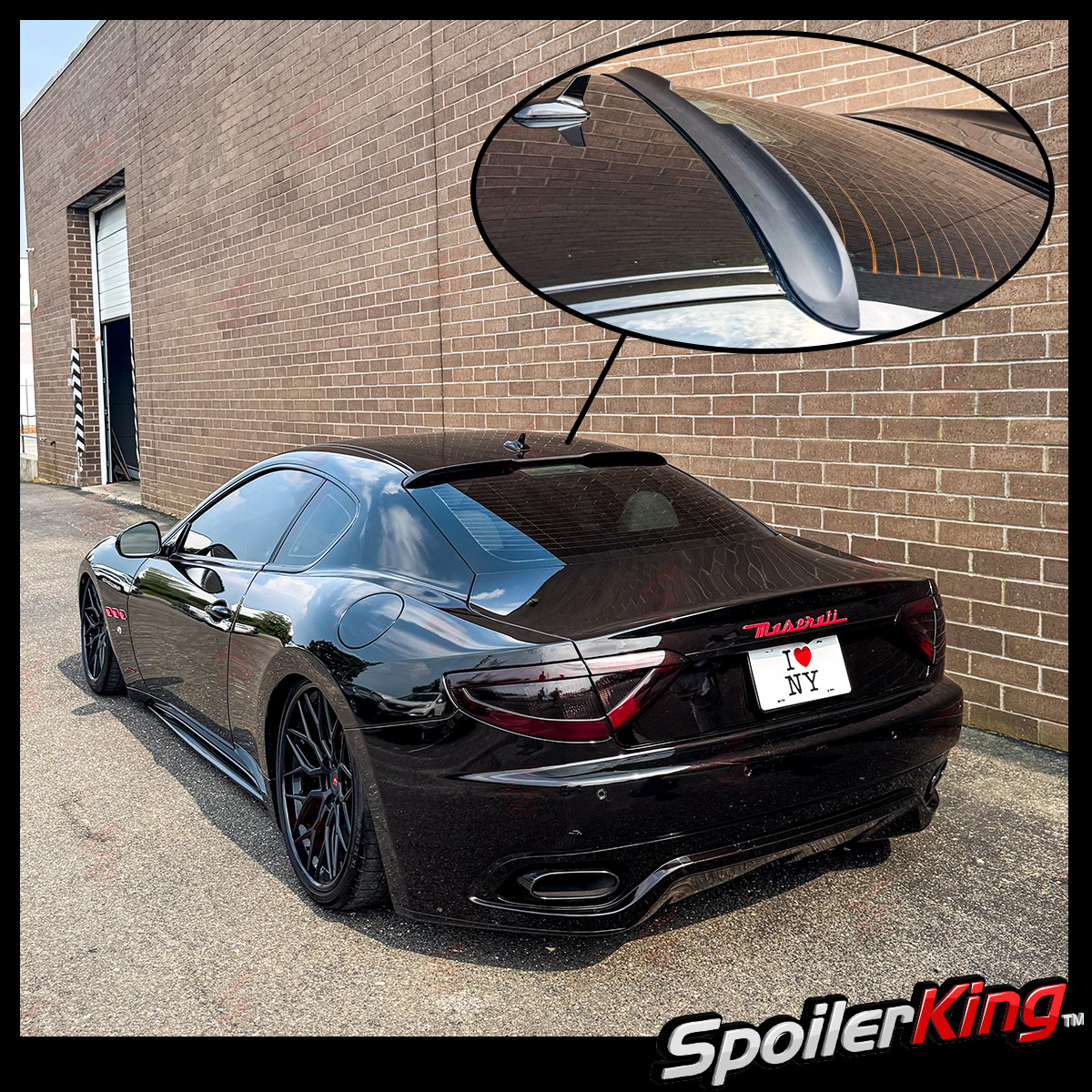 Rear Window Roof Spoiler Fits Maserati GranTurismo 2008-2019 SpoilerKing 284RC