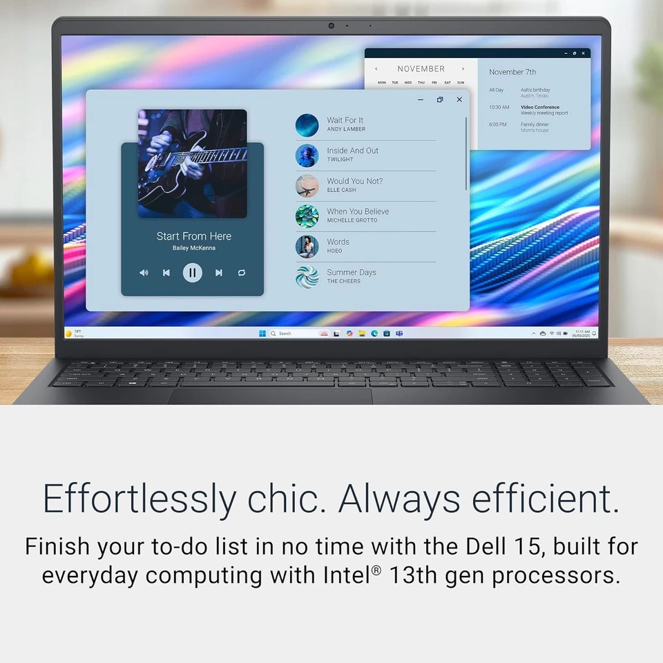 Dell 15 Laptop DC15250 15.6" FHD (1920 x 1080) 120Hz, Intel Core i7-1355U - Image 2 of 4