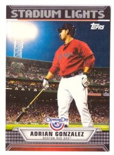 2011 Topps Opening Day Stadium Lights - RED SOX