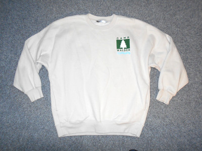 TUFF ATHLETICS CAMP WALDEN PARENT TRAP MENS LARGE PULLOVER SWEATSHIRT         