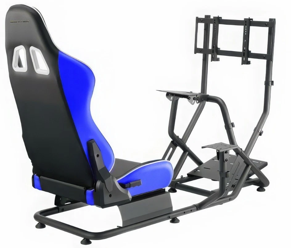 Simulatore di guida con Sedia Cortek Serie 6 Blu-Nero - Immagine 2 di 2