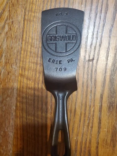 Cast Iron GRISWOLD No.3 Skillet Repurposed For A Spatula