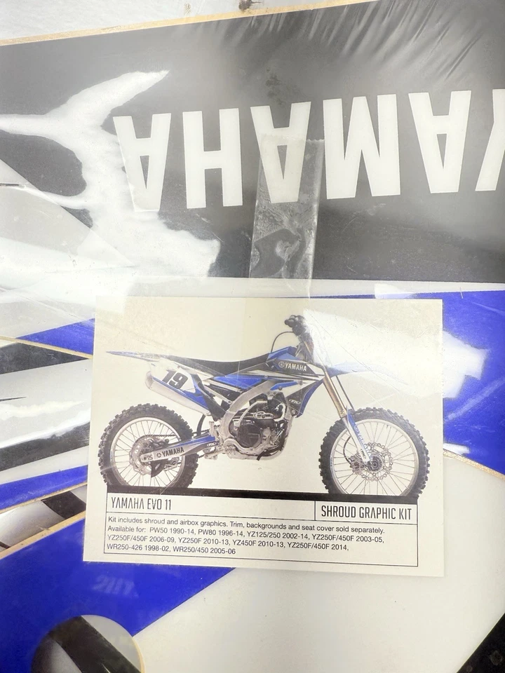 Заводские графические оболочки бак Effex EVO 11 Yamaha YZF 250 YZ250F 14 15 16 17 18 - Изображение 3 из 4