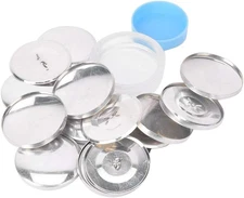 Cover Button Kit, Fabric Covered Button Kit, Flat Back Button Covers Kit, Buckle