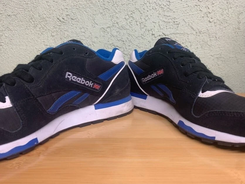Talla 10 - Zapatillas deportivas Reebok Lifestyle GL 6000 V47346 para hombre negras azules de confianza Foto 3 de 4