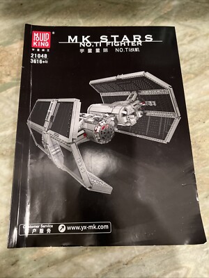 Mould King 21048 Manual/Building Book For MK Stars NO.TI Fighter Set