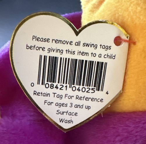 Ty Beanie Baby PATTI DOB 1/6/1993 RETIRED ❤️ - Picture 9 of 11