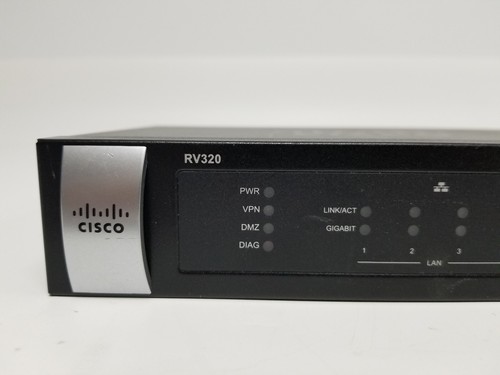 Cisco RV320 Dual Gigabit WAN VPN Router RV320-K9 V03 with Power Adapter - Bild 3 von 12