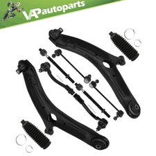 Complete&Suspension Kit Front Control Arm w Ball Joints Tie Rod For Kia Soul 10x