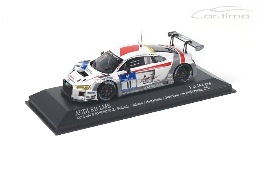 Autos de carrera Diecast MINICHAMPS Blanco 2016 año del vehículo