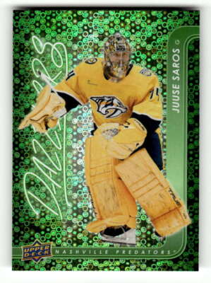 2024-25 Upper Deck Dazzlers Green #DZ-51 Juuse Saros Predators | eBay