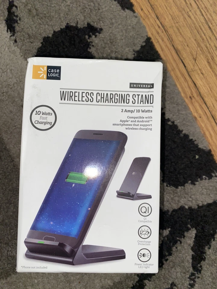 Soporte de carga inalámbrico Case Logic 10W/2 Amp (negro), #CL-OP-CP-111-BK Foto 2 de 3