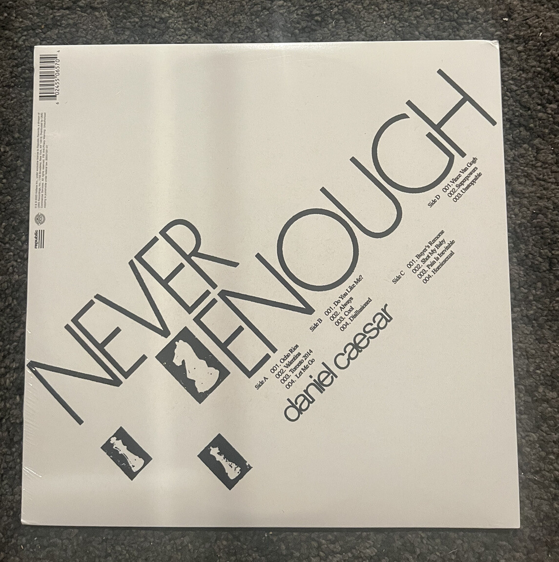 never enough (exclusive alternate cover limited 2lp vinyl