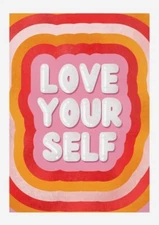 Urban Outfitters - East End Prints - A3 Poster - Love Your Self