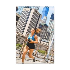 Brooklyn Bridge Runner NYC Canvas Art | Urban Photography Wall Decor | 20x30