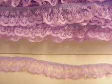 Gathered Lilac Lace 5 metres 133