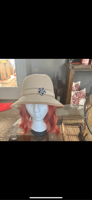 Beautiful stub bowler hat with patterned flower adjustable  display picture 1
