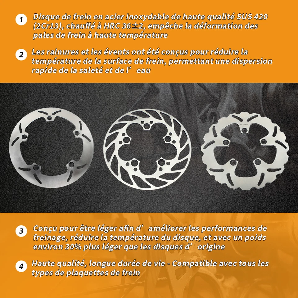 pour KAWASAKI ER-5 500CC 1997-2000 GPZ S 87-88 Plaquettes disques de frein avant - Photo 3/4