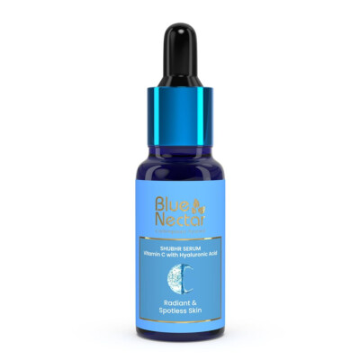 Blue Nectar pflanzliches Vitamin C Gesichtsserum (9 Kräuter, 30 ml)