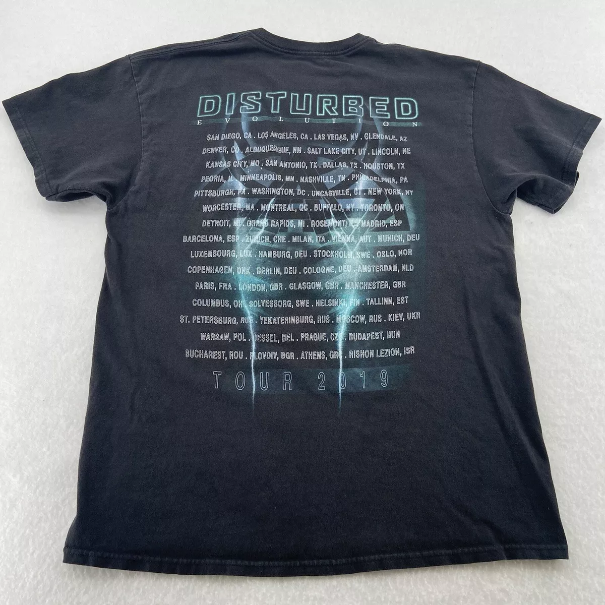 Disturbed evolution cheap tour shirt