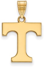 14K Yellow Gold University of Tennessee Medium Pendant by LogoArt (4Y003UTN)