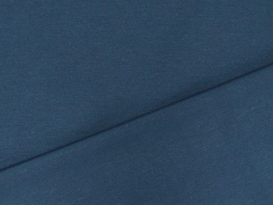 KURZWAREN DIREKT Canvas Uni Meterware Öko-Tex Webware Baumwollstoff dunkelblau 50cm x 150cm