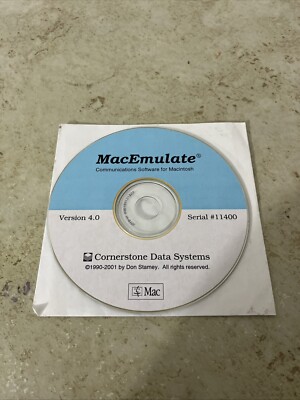 Mac Emaculate Communications Software For Macintosh Version 4.0 Cornerstone Data