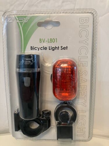 Bicycle light set. BV Bicycle Light Set Super LED Tail Light And Head Light
