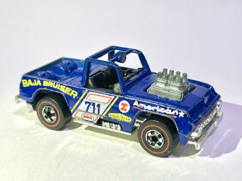 🥶Hot Wheels 1973 H/K Redline Flying Colors Baja Bruiser Niebieski Ultra rzadki - Zdjęcie 1 z 5